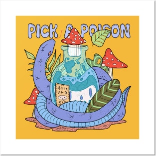 Pick a poison Posters and Art
